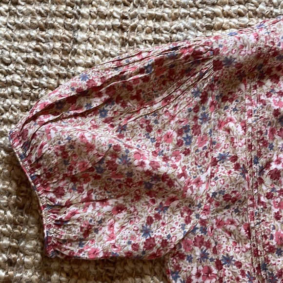 DOEN Floral Print Mock Neck Crop Top - Small - Picture 6 of 6